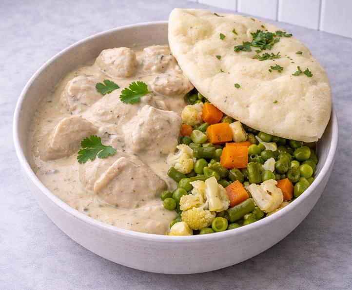 Malai Korma & Kulcha