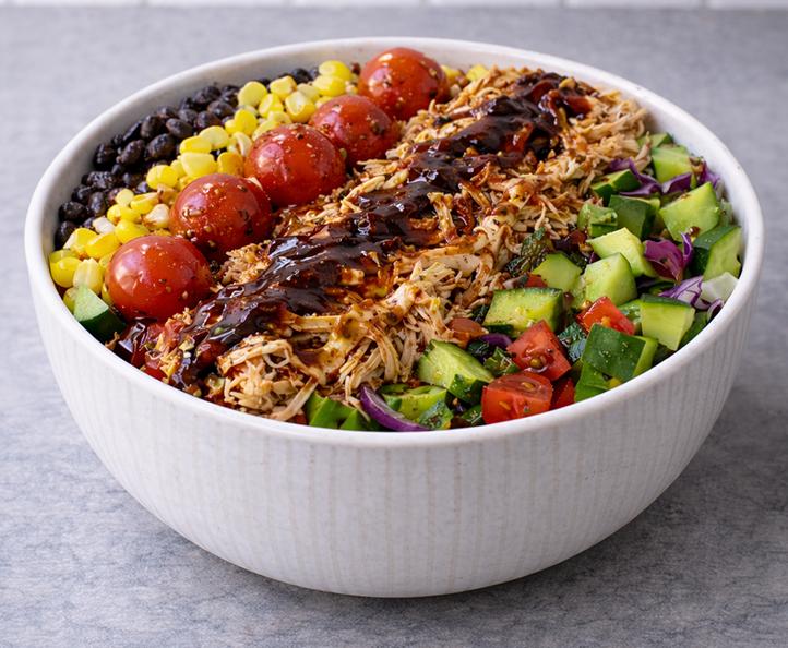 Cowboy Crunch Salad with Ranch Drizzle