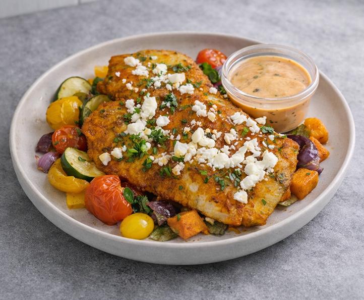 Roasted Tilapia & Mixed Veggies
