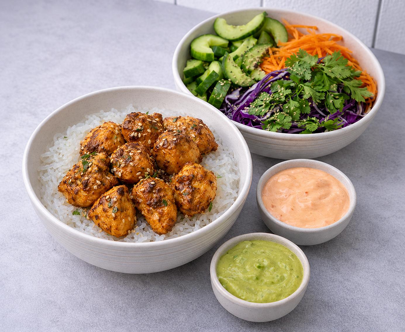 Bang Bang Chicken & Rice Bowl