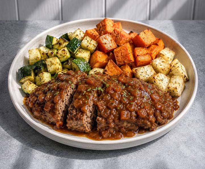 Meatloaf & Roasted Veggies