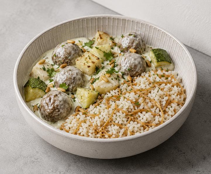 Lebanese Kafta & Vermicelli Rice