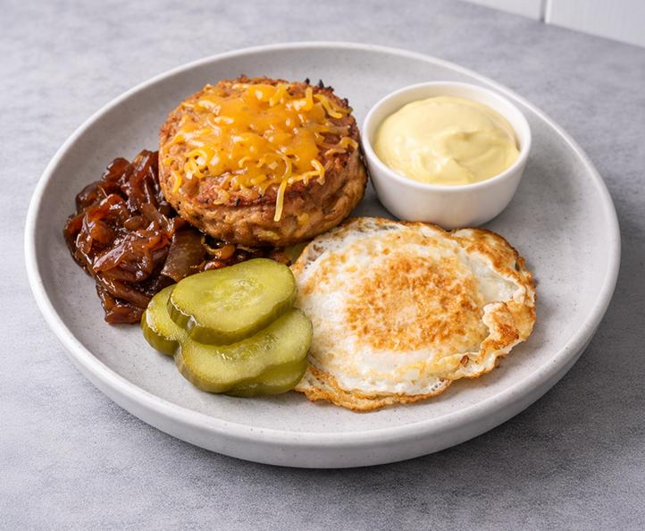 Chicken Patty & Egg Stack