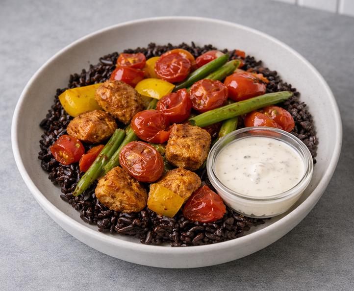 Tuscan Protein with Fiber Rich Black Rice