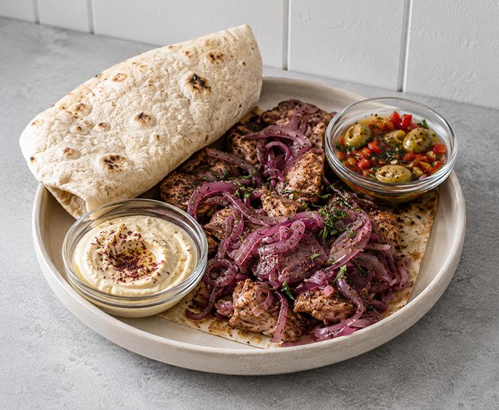 Chicken Musakhan & Pita