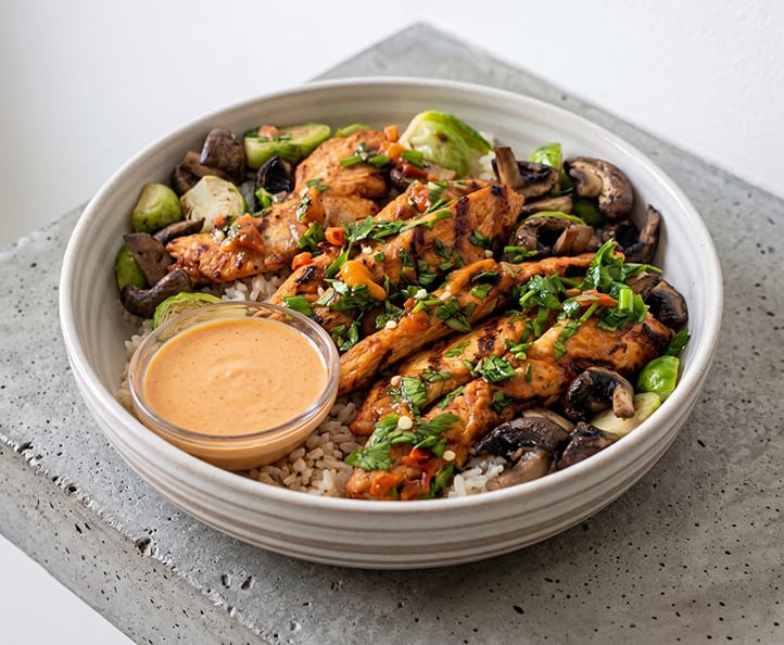 Romesco Chicken Bowl