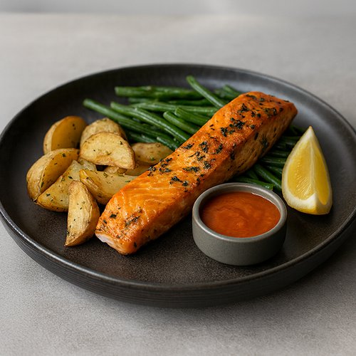 Thyme Roasted Protein & Potato Wedges